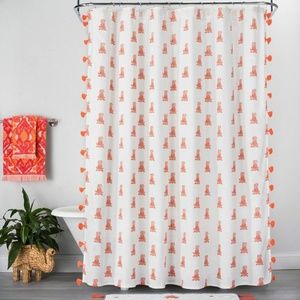 Opalhouse | Bath | Opalhouse Tassel Pineapple Fabric Shower Curtain | Poshmark